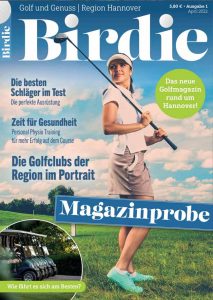 Birdie Magazin Erstausgabe April 2022 Region Hannover Magazinprobe